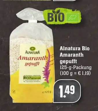 SBK Alnatura Bio Amaranth gepufft 125g Angebot