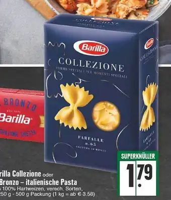 E-Center Barilla collezione oder bronzo - italienische pasta Angebot