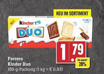 Edeka Ferrero kinder duo Angebot