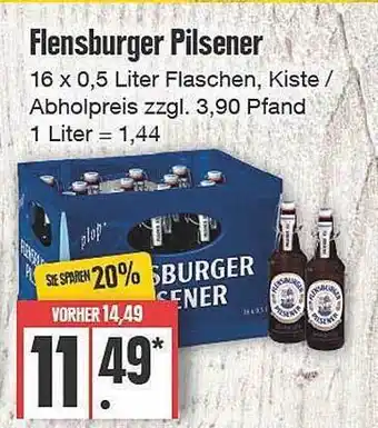 Edeka Frischemarkt Flensburger pilsener Angebot