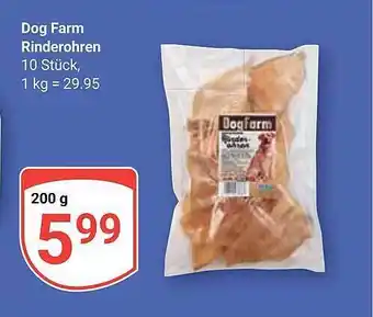 Globus Dog farm rinderohren Angebot