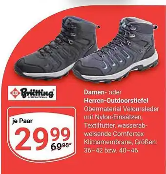 Globus Brütting damen- oder herren-outdoorstiefel Angebot