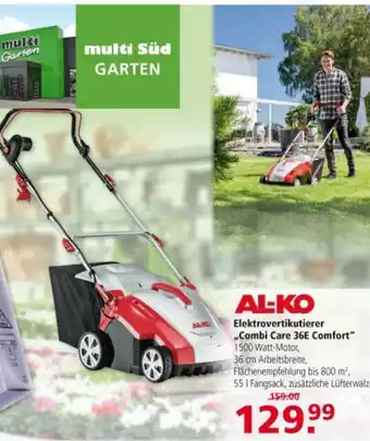 Multi Markt Alko Elektrovertikutierer ,,Combi Care 36E Comfort" Angebot