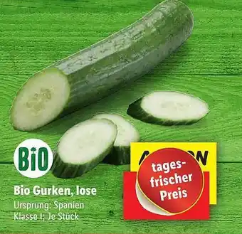 Lidl Bio gurken lose Angebot