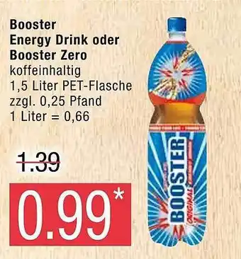 Marktkauf Booster energy drink oder booster zero Angebot