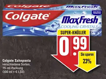 SBK Colgate Zahnpasta 75ml Angebot