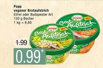 Marktkauf Popp veganer brotaufstrich Angebot