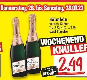 NP Discount Söhnlein versch. sorten Angebot