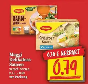 NP Discount Maggi delikatess-saucen versch. sorten Angebot