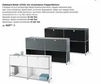 Tchibo Sideboard metall »cn3« mit versetzbaren klappenfächern Angebot