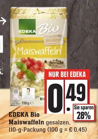 SBK Edeka Bio Maiswaffeln 110g Angebot