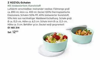 Tchibo 2 koziol-schalen Angebot