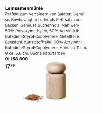 Tchibo Leinsamenmühle Angebot