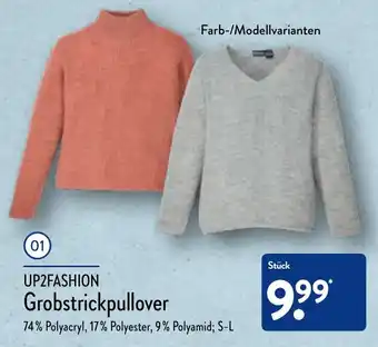 Aldi Nord UP2FASHION Grobstrickpullover Angebot