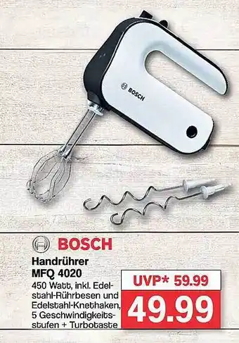 Famila Nord West Bosch handrührer mfq 4020 Angebot