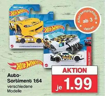 Famila Nord West Hot wheels auto-sortiment 1:64 Angebot