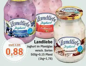 Aktiv Irma Landliebe joghurt im pfandglas versch. sorten pfand Angebot