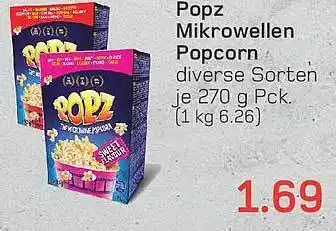 akzenta Popz mikrowellen popcorn diverse sorten Angebot