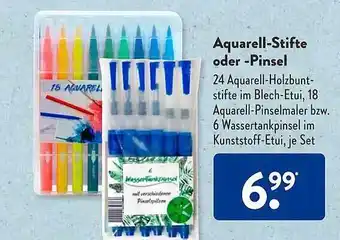 Aldi Süd Aquarell-stifte oder -pinsel Angebot