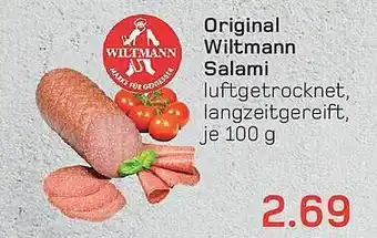 akzenta Original wiltmann salami luftgetrocknet, langzeitgereift, Angebot