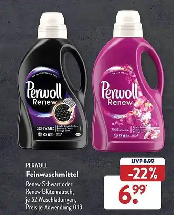 Aldi Süd Perwoll feinwaschmittel Angebot