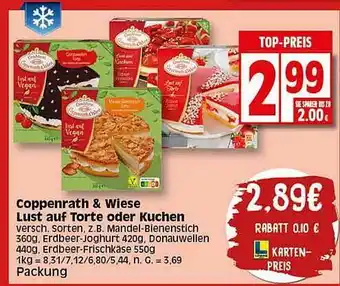 Elli Markt Coppenrath & wiese lust auf torte oder kuchen Angebot