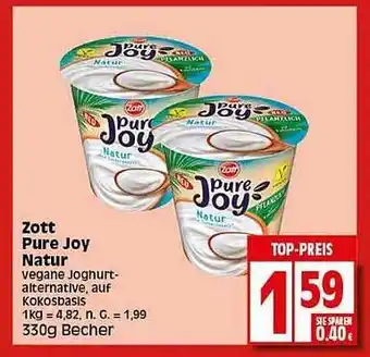 Elli Markt Zott pure joy natur Angebot