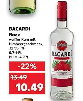 Kaufland Bacardi razz Angebot