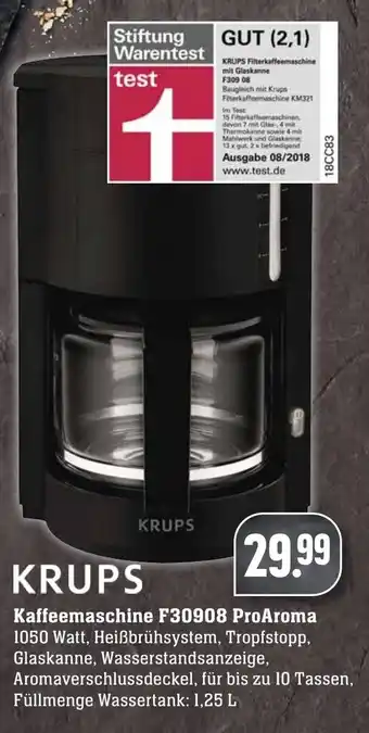 SBK Krups Kaffeemaschine F30908 Pro Aroma Angebot