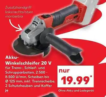 Kaufland Akku-winkelschleifer 20 v Angebot