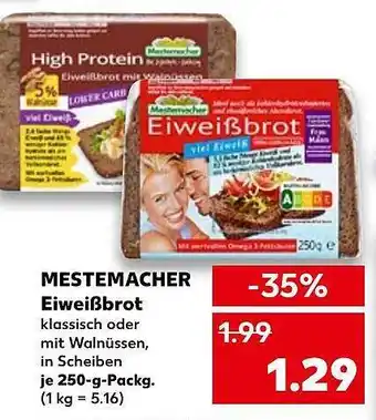 Kaufland Mestemacher eiweißbrot Angebot