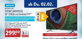 Aldi Nord Medion life x15587 (md31555) 55 Angebot