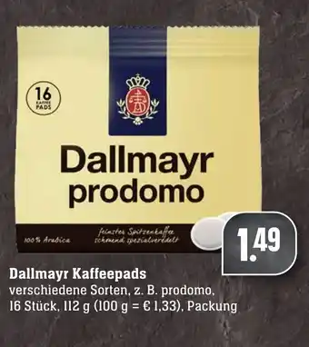 SBK Dallmayr Kaffeepads 112g Angebot