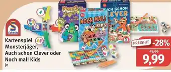 Feneberg Kartenspiel monsterjäger auch schon clever oder noch mal! kids schmidt Angebot