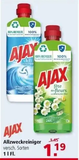 Multi Markt Ajax allzweckreiniger Angebot