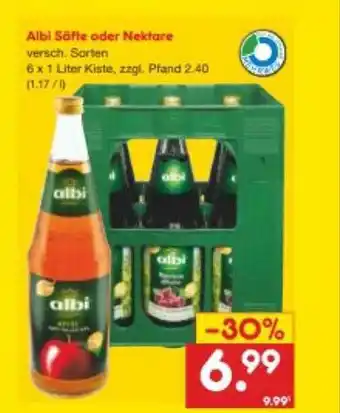 Netto Marken-Discount Albi säfte oder nektare Angebot