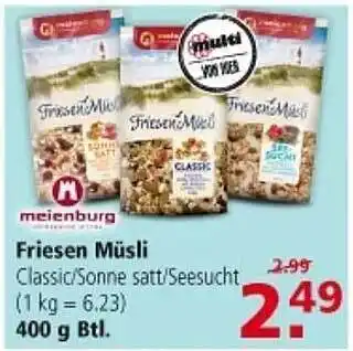 Multi Markt Meienburg friesen müsli Angebot