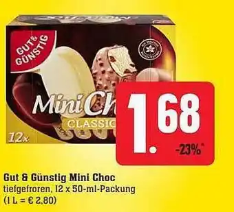 Scheck-in-Center Gut & günstig mini choc Angebot