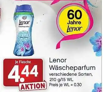 Wasgau Lenor wäscheparfum Angebot