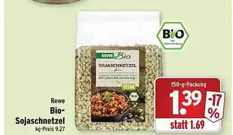 Wasgau Rewe bio sojaschnetzel Angebot