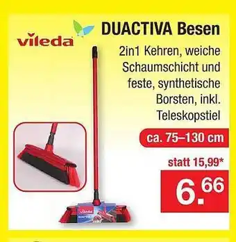 Zimmermann Vileda duactiva besen Angebot