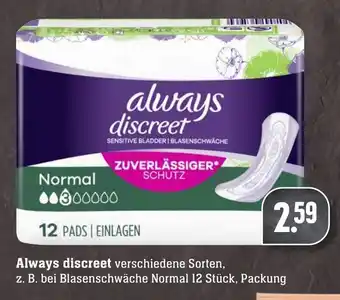 SBK Always Discreet Angebot