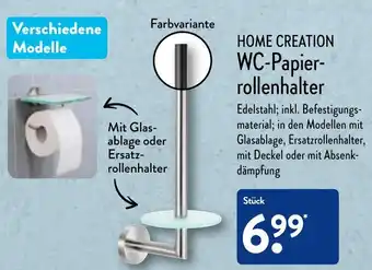 Aldi Nord Home Creation WC Papierrollenhalter Angebot