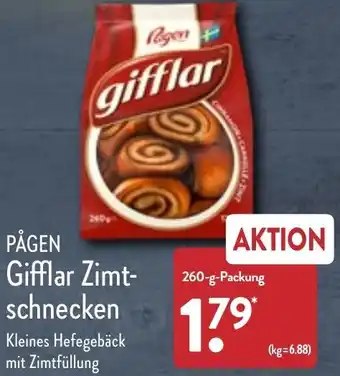 Aldi Nord Pågen Gifflar Zimtschnecken 260 g Packung Angebot