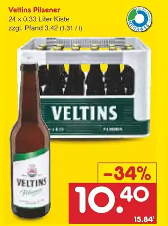 Netto Marken-Discount Veltins Pilsener 24*330ml Angebot