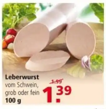 Multi Markt Leberwurst 100g Angebot