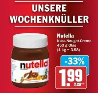 dodenhof Nutella Angebot