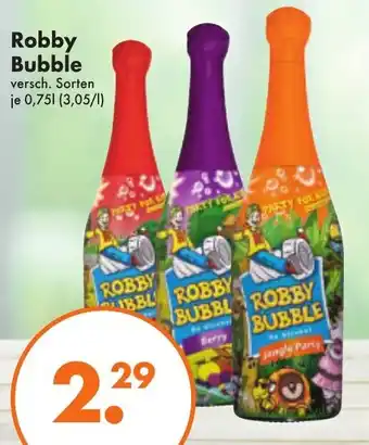 Trink und Spare Robby Bubble 0,75L Angebot