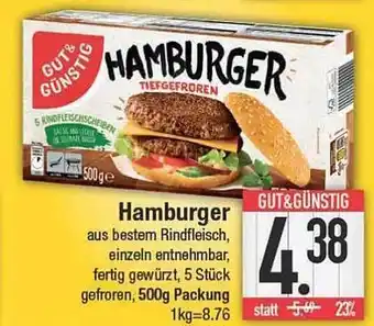 E-Center Gut & günstig hamburger Angebot