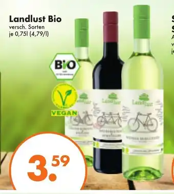 Trink und Spare Landlust Bio 0,75L Angebot